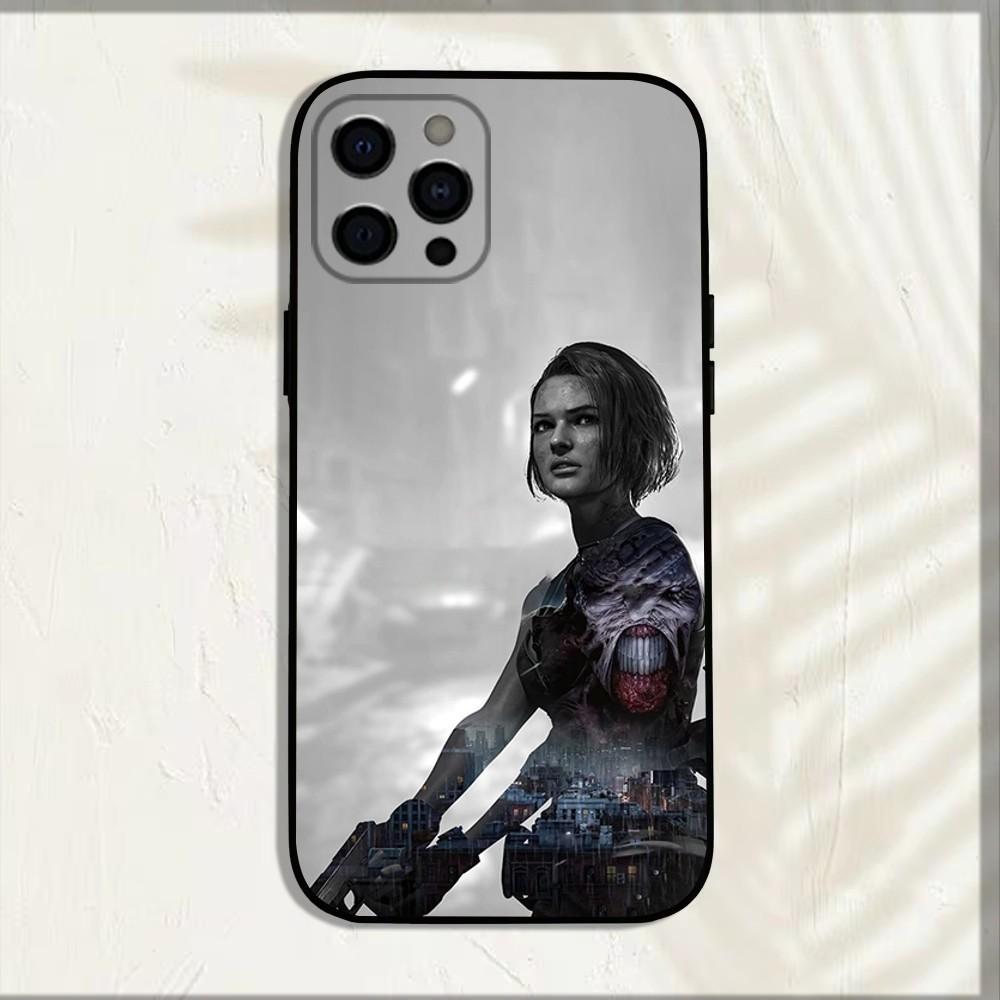 Game R-Resident Evil-es Phone Case For iPhone 16,15,14,13,12,11,Pro,X,XS,Max,XR,Plus,Mini Soft Black Cover