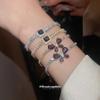 European & American Retro Geometric Zirconia Butterfly Bracelet - Luxurious, Fashionable, Exquisite Hand Jewelry