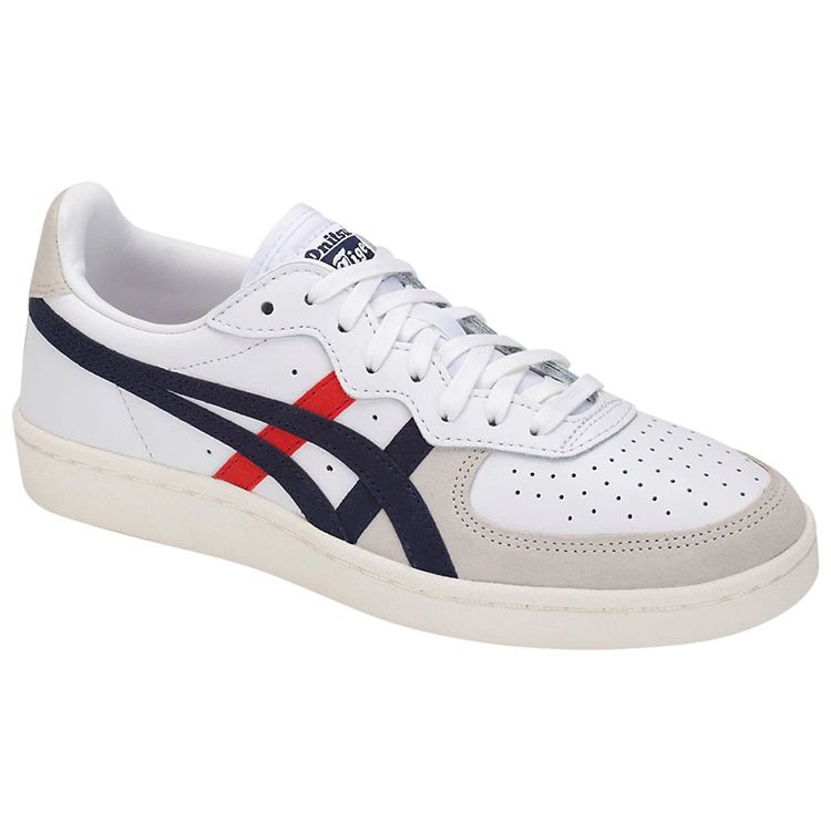 Onitsuka Tiger Gsm Low-Top Skate Shoes Unisex Sneakers White Red Black D5K2Y-100