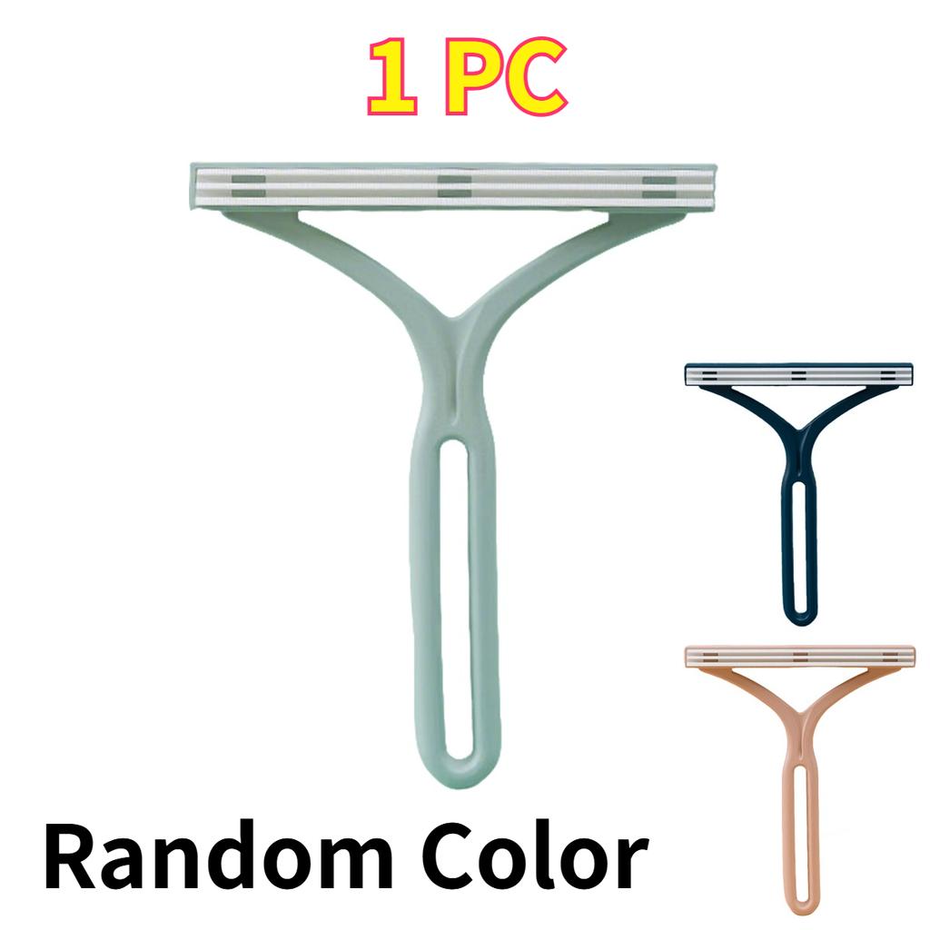 2-in-1 Pet Hair Remover Tool – Scraper & Brush for Couch, Carpet, Car & Clothes, Reusable Detachable No-Refill Design