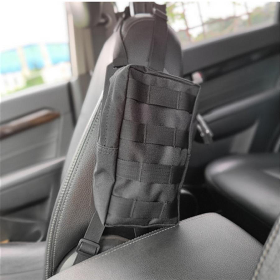 Tactical Rigid MOLLE Panel Vehicle Car Seat Side Back Gun Rack Display Storage