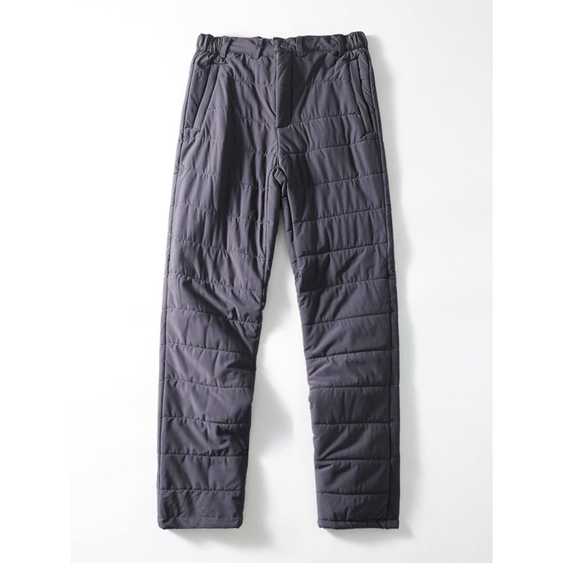 Export Export Tail Single Cotton Pants Men's Winter Fleece-lined Thickened Warm Pants Youth Men Straight-leg Casual Pants