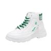 Autumn New Versatile Casual Trend Platform Female Student Middle Help White Shoes