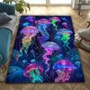 1PC Dreamy Jellyfish Starry Night Carpet Large Sizes Area Rugs Door Mats for Bedroom Living Room Gaming Room Mat Fast Arrive