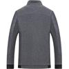 Autumn and Winter Woolen Men's Jacket Middle-aged Men's Woolen Jacket Short Stand-up Collar Jacket Casual Business Men's Clothing
