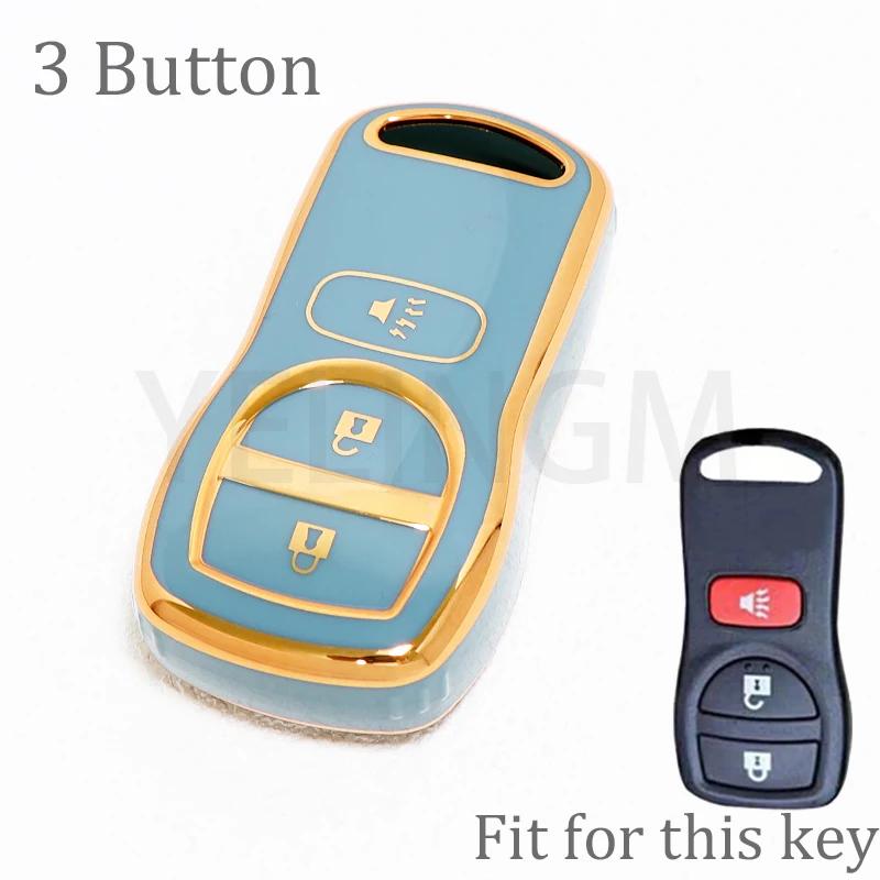For Infiniti Fx 35 Qx56 Ja60 For Nissan Tiida Xtrail T30 Altima Sentra Frontier Accessories Tpu Remote Car Key Cover Case