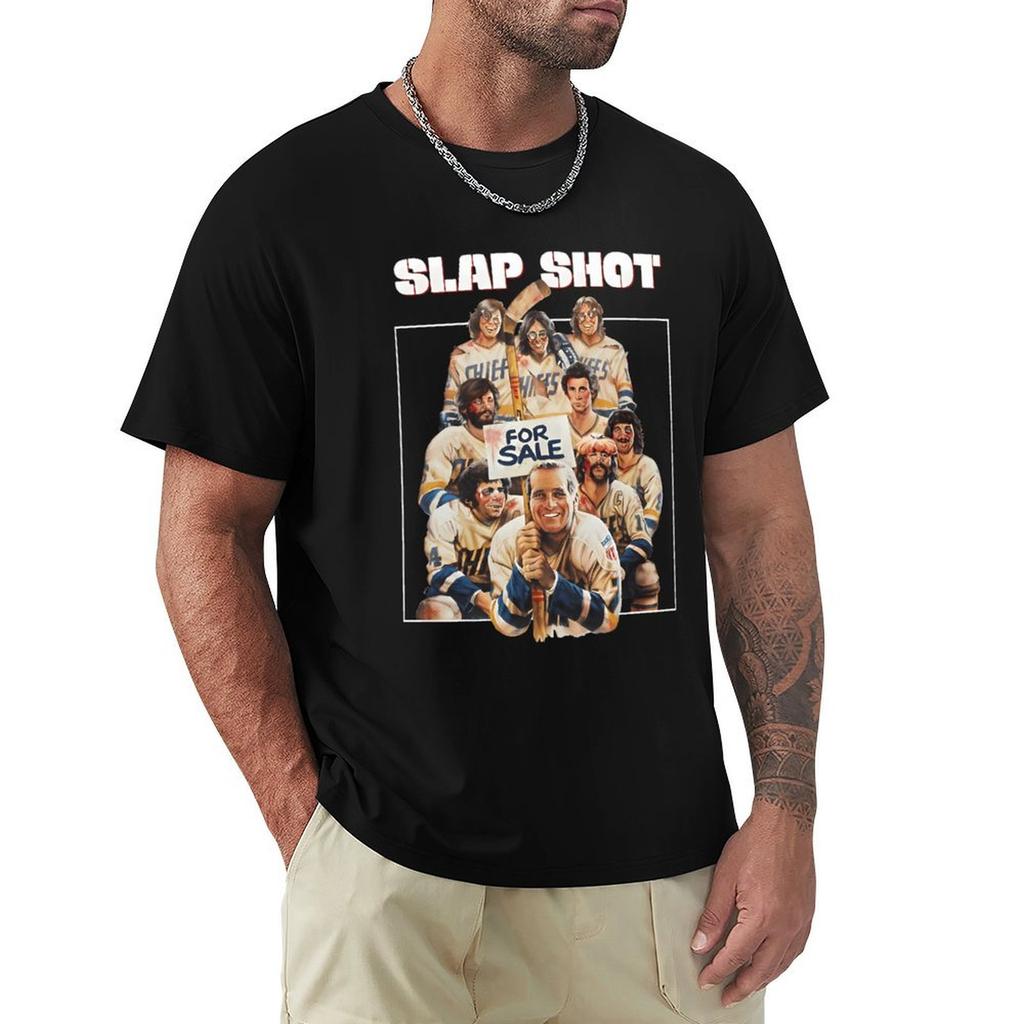 Slap Shot (1977) Tshirt Modern Style Print Tshirt