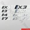 3D ABS Car Emblem Body Tail Trunk Window Sticker Badge Decoration Decal Auto Modification For BMW Ix3 Ix I3 I4 I7 Accessories