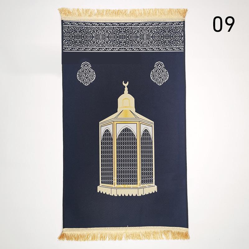 

Мусульманский ковер, тисненый коврик для молитвы с кисточкой, исламский коврик для молитвы на Рамадан, переносной домашний декор, напольный коврик 70X110cm