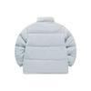 Fila Fusion Solid Color Logo Stand Collar Windproof Warm Long Sleeve Jacket Down Coat Unisex Jackets Xiangfei-Gray T11U343904F-GY