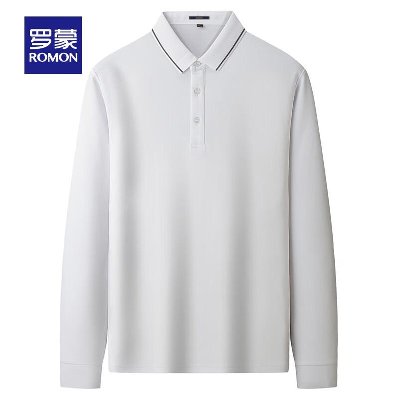 Romone Men s Silk-blend Anti-bacterial Polo Shirt L (175)