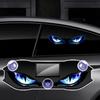 Creative Car Demon Eye Light Cool Rear Window Light Solar Warning Light  Universal