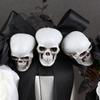 Halloween Home Ghost Door Pendant Skull Rose Rattan Wreath Haunted House Horror Party Ornament