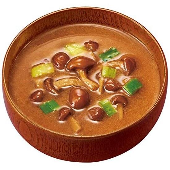 Amano Foods Reduced Salt Regular Miso Soup Nameko (Red Miso) 8g10 Bags