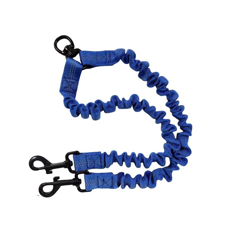 Popular pet products Reflective double-ended leash Dog one-to-two retractable reflective dog leash