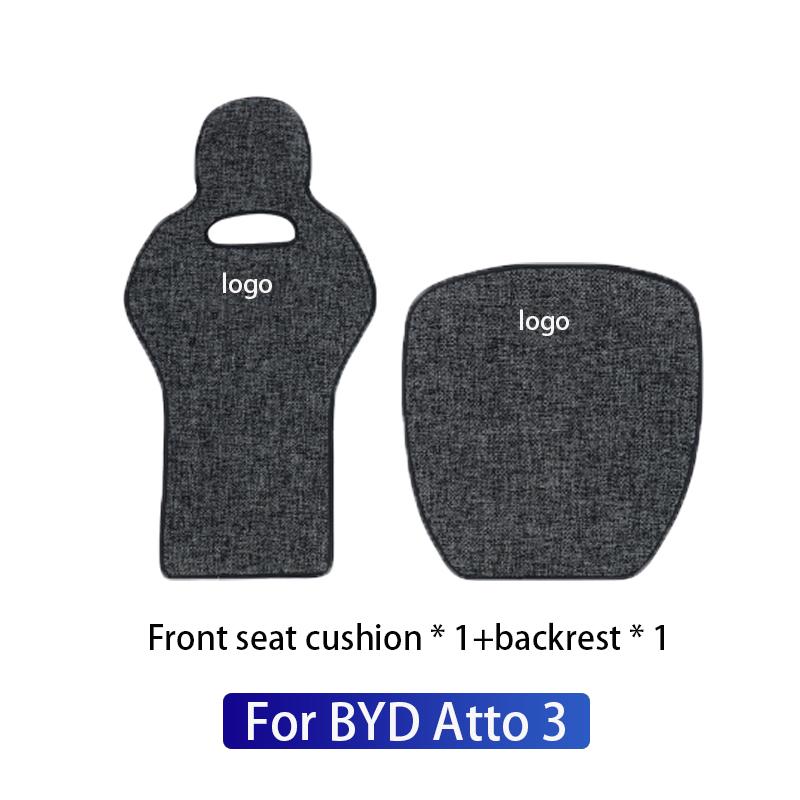 Car Seat Cover Cushion For BYD ATTO 3 2025-2025 2025 Linen Seat Cover Breathable and Comfortable Seat Protection Accessories