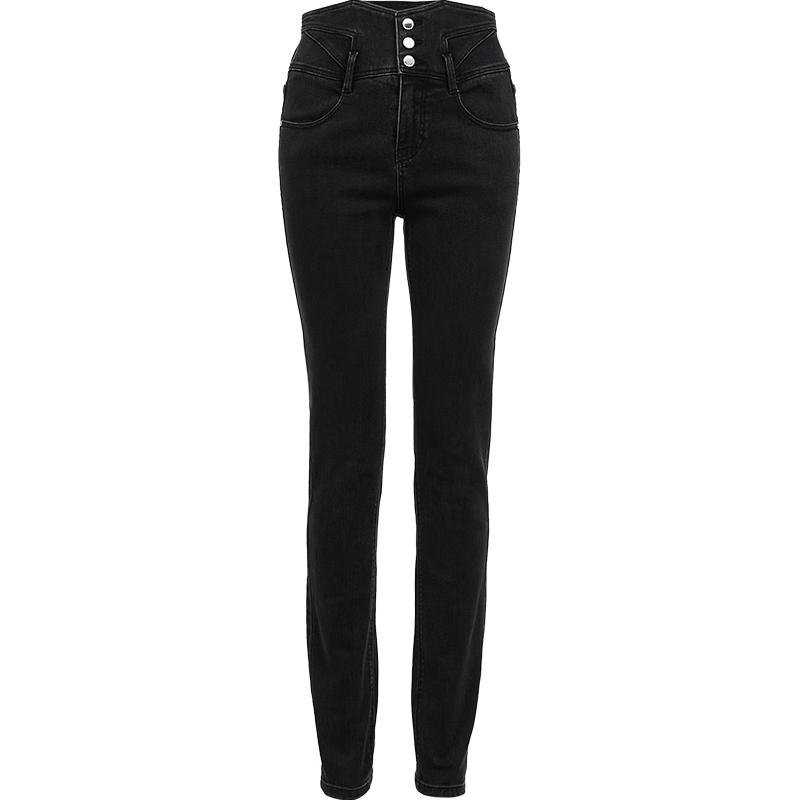 

ONLY Women s 3-Button High-Waist Skinny Jeans M