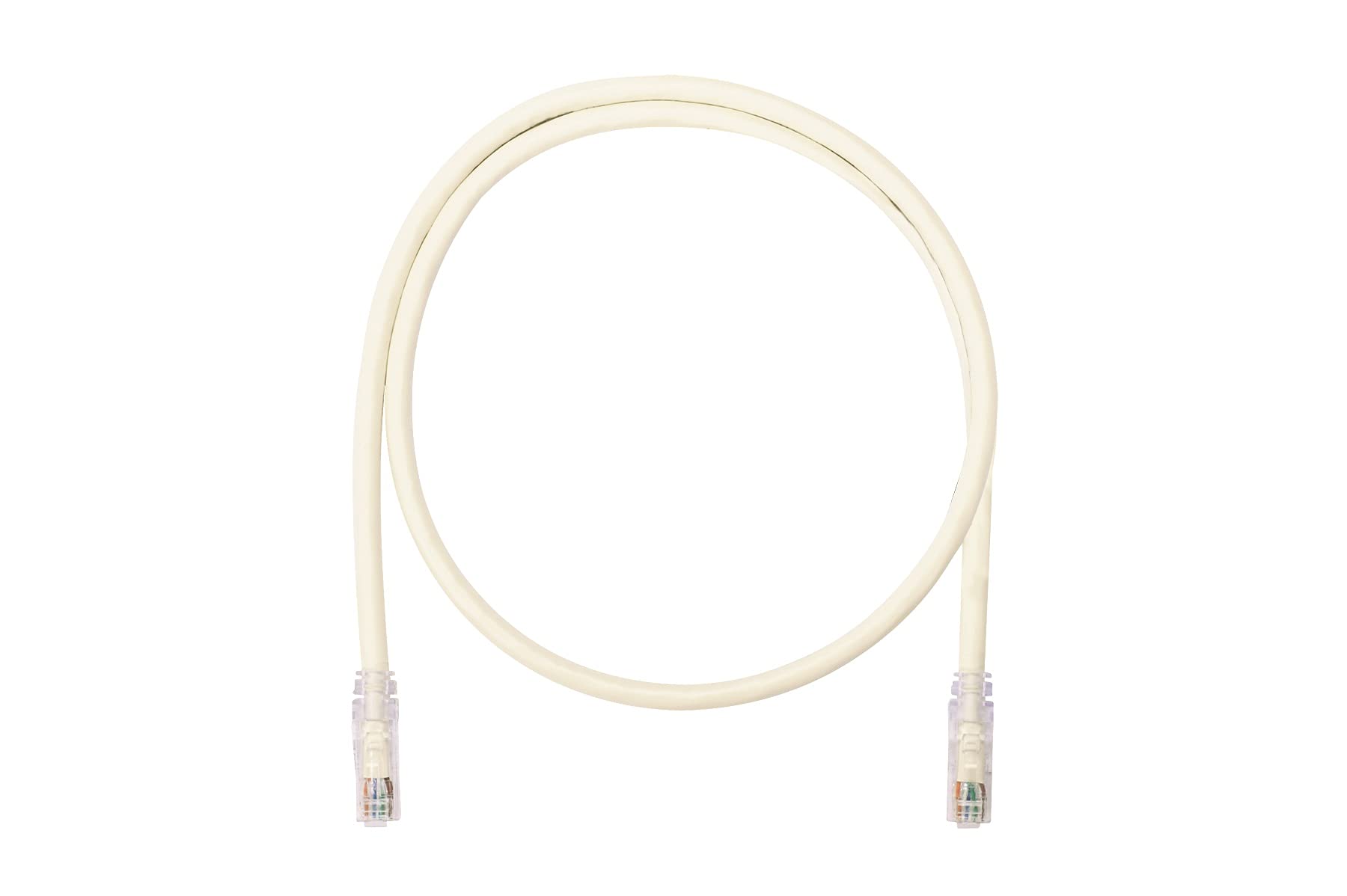 

Panduit Category 6A Professional LAN 24AWG Solid UTP6AX0.5M Cable, Wire, 6.4mm Diameter, 0.5m, Off-White