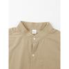 Men Striped Long Sleeve Stand Collar Casual Business Linen Shirt