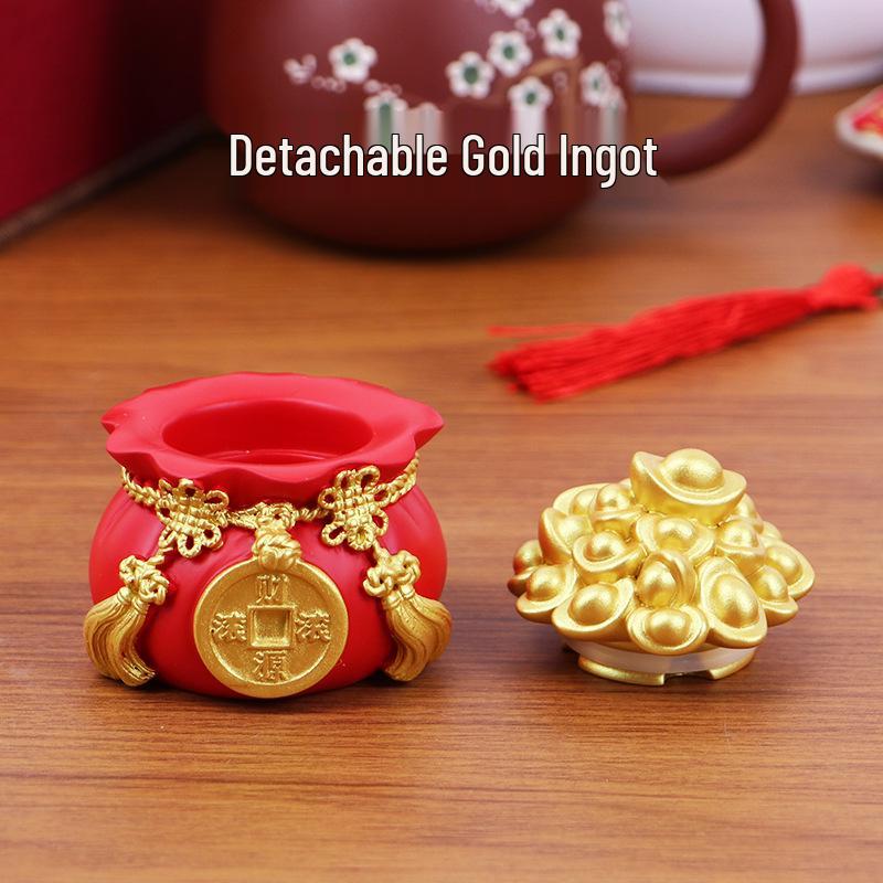 Креатичная копилка-мешочек удачи и подвеска  Денежное дерево  для украшения салона автомобиля As shown