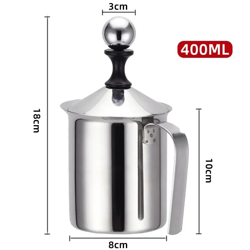 Manual and Electric Handheld Egg/Milk Frother Barista Tool Coffee Accessories Frother Stainless Steel Milk Frother Kitchen Tools