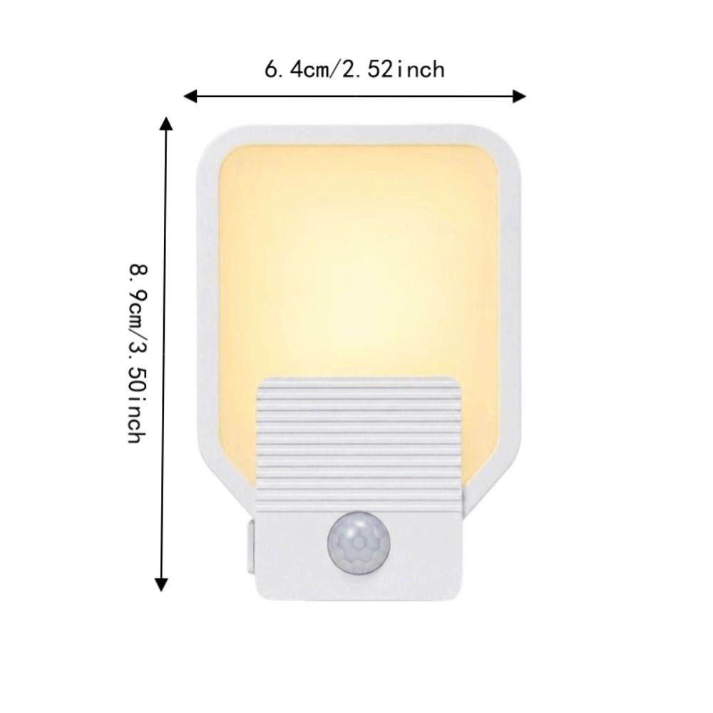 Red Light Motion Sensor Night Lights US/UK/EU Wireless Wall Lamp for Bathroom Bedroom Living Room