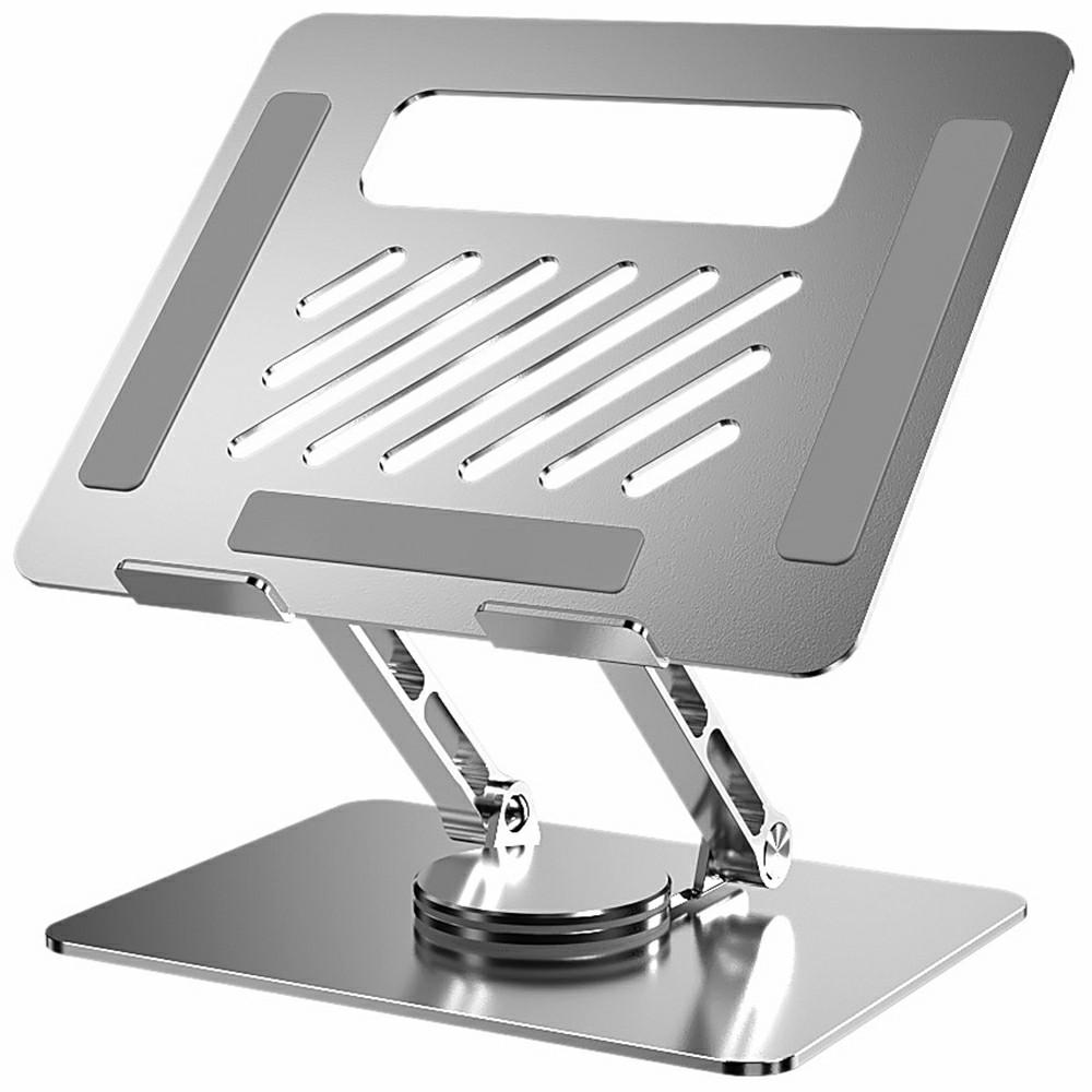 

L305 Adjustable Tablet Stand Aluminum Alloy Cooling Design Desktop Holder for Laptops Silver