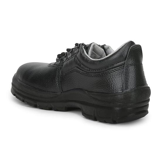 Liberty ROUGHTER-S Lacing Steel Toe Safety Shoes for Men | Lightweight PU Sole with Industrial Work | Anti-Skid | Comfortable for All Weather