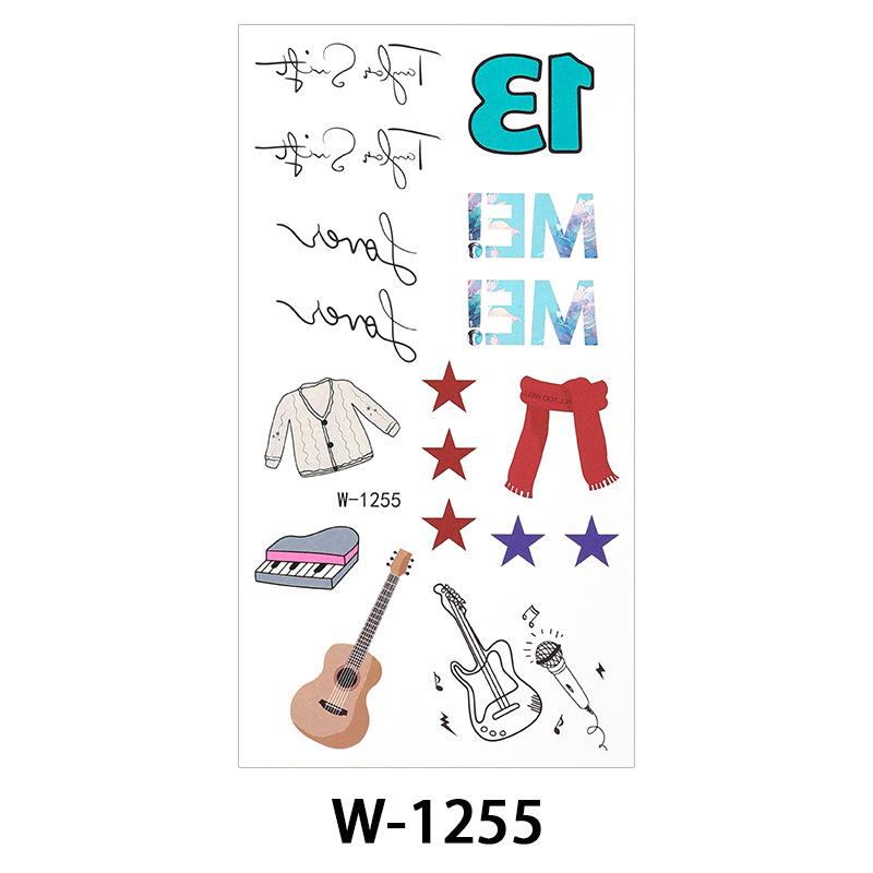 Cartoon Tattoo Stickers Children'S Party Waterproof Tattoo Stickers Ins Wind 3D Cute