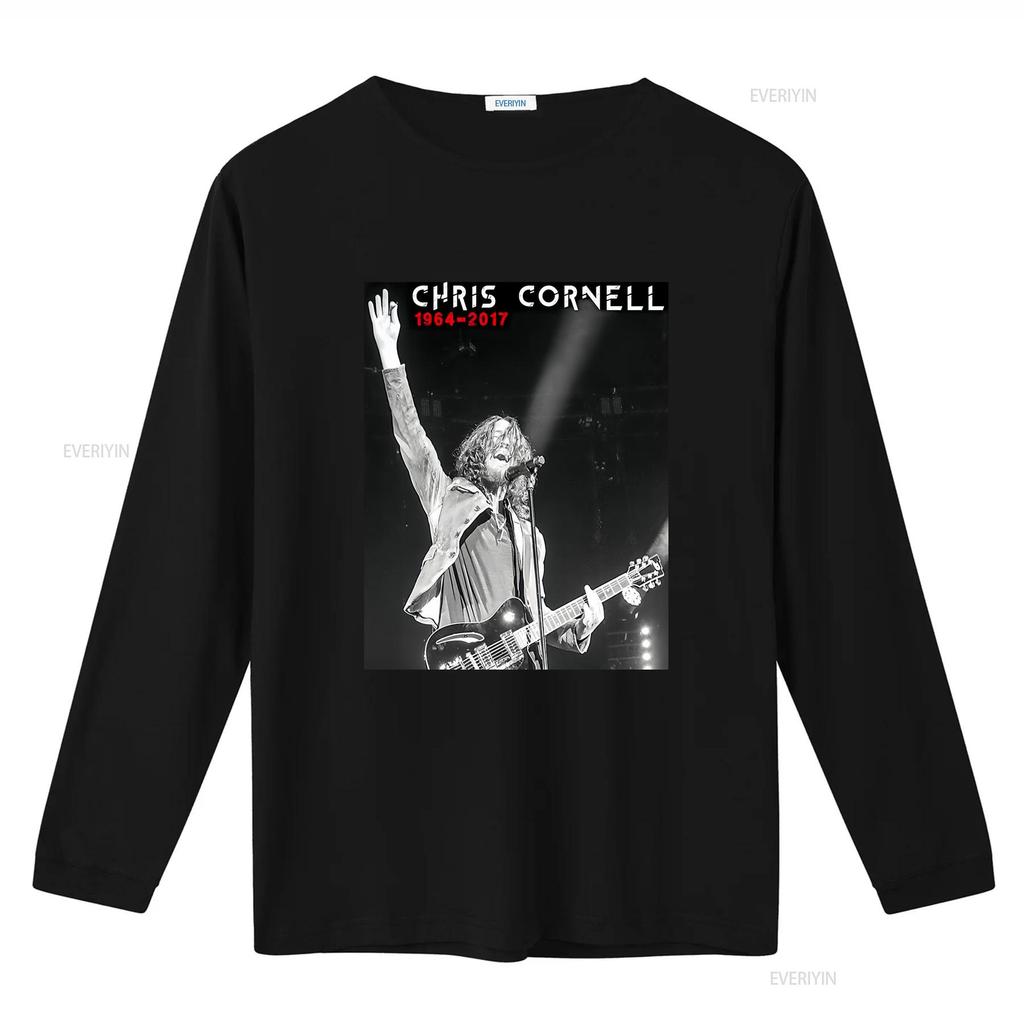 Chris Cornell 1964 2017 R I P T Shirt Baggy Boyfriend 1949 vintage Washed Top For Everyday Wear Stylish Stretched homme