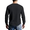 Men's Casual Knit Button-Up Long-Sleeve Shirt