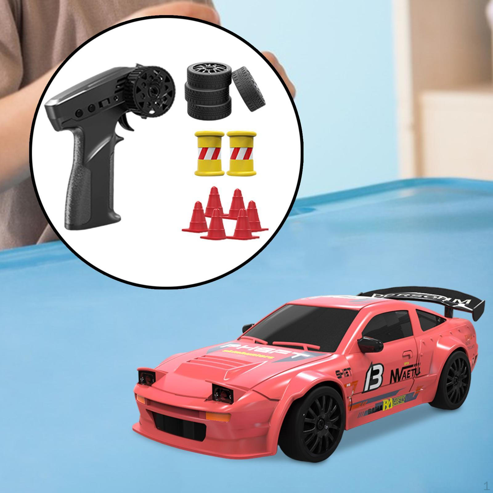 

1/24 масштаб дрифт модель автомобиля спортивная игрушка дистанционное управление высокоскоростной автомобиль для розовый