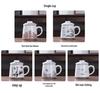Ceramic Tea Infuser Mug with Lid and Custom Logo - Large Capacity