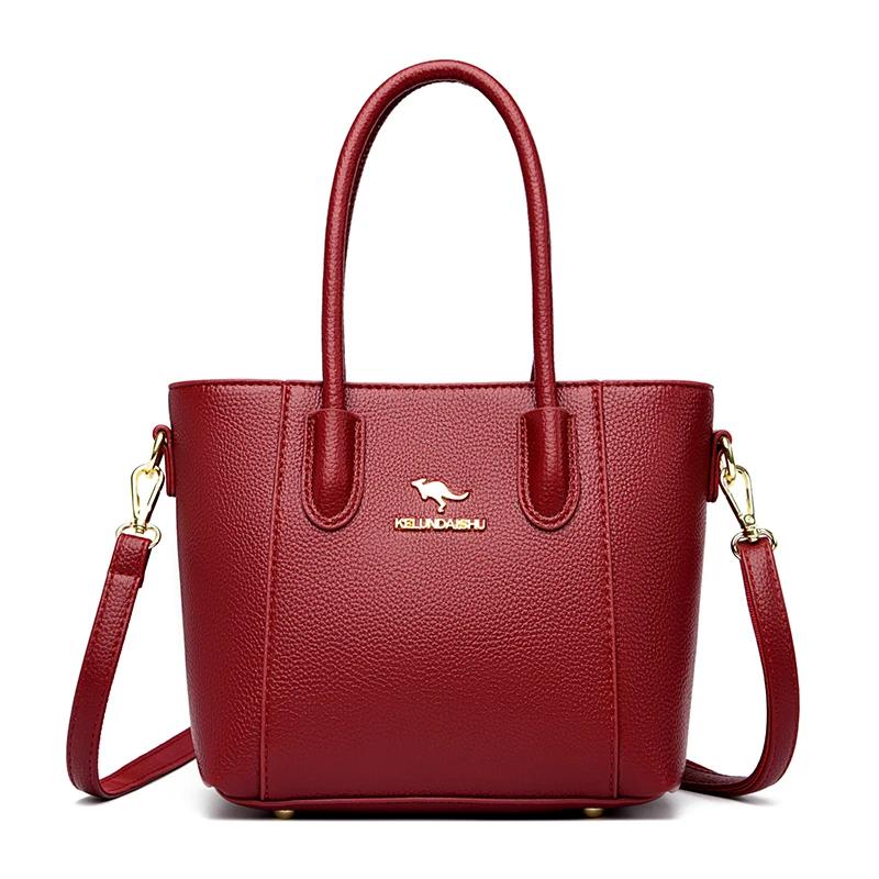 

Розкішна шкіряна сумка-тоут для жінок монохромна на плече кросбоді для щоденних поїздок гаманець жіноча мода дизайнерська