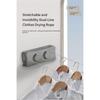 5.1 Meters Retractable Clothesline Dryer Indoor/Outdoor Bathroom Drying Rack Clothes Rack Laundry Drying Hanger Double