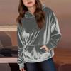 Girl's Loose Comfortable Fashionable Gold Velvet Casual Sports Hooded Sweatshirt
