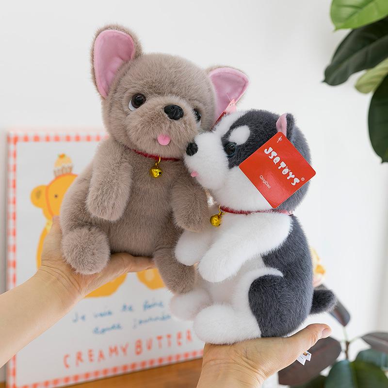 Roztomilá psí panenka plyšová hračka štěně psí panenka děti uklidňující hadrová panenka dívka dárek k narozeninám