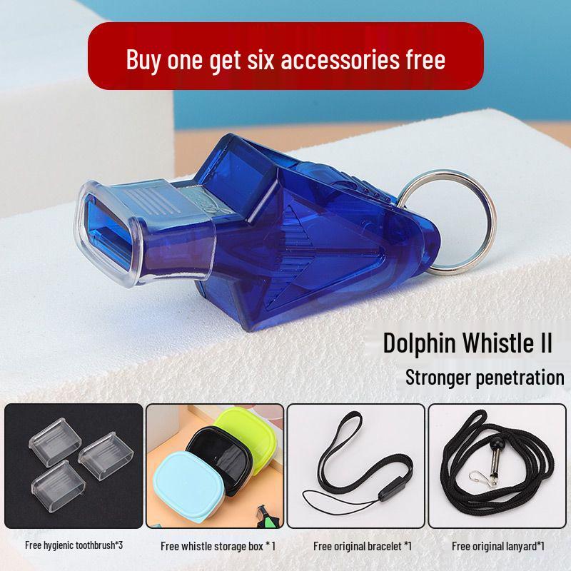 Dolphin Outdoor Sports Coach Whistle for Basketball, Volleyball, Football, Military & Referee Training