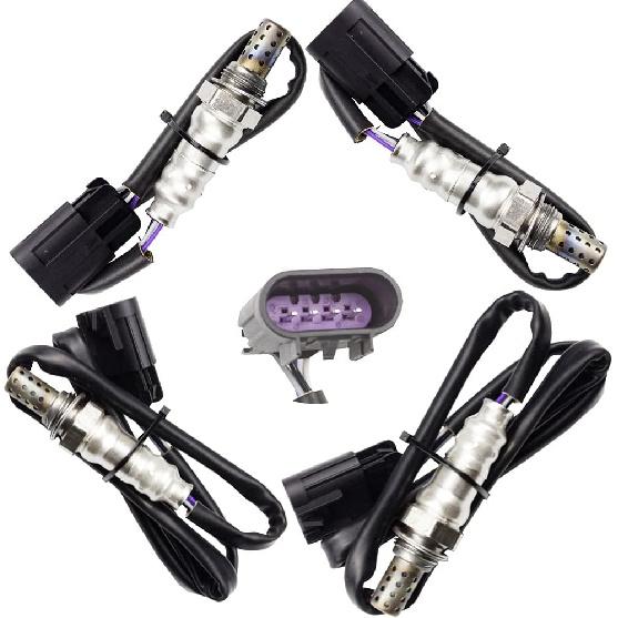 

4 Oxygen Sensor for 2007-2009 Hyundai Santa fe 3.3L, 2007-2012 Hyundai Veracruz 3.8L, 2009-2011 Hyundai Genesis 3.8L Upstream+ Downstream