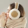 Winter Thicken Fluffy Plush Earmuffs Solid Soft Plush Ear Keep Warmer Fashion Outdoor Earflap Protection Foldable Ear Cover