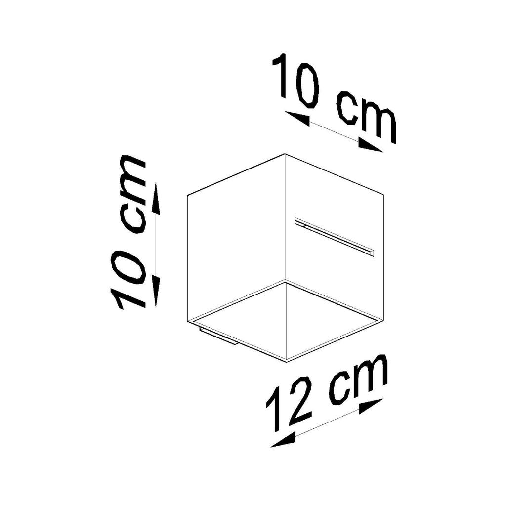 Kinkiet Basalt 1 G9 Czarny Alu Lumilo 02.114.04