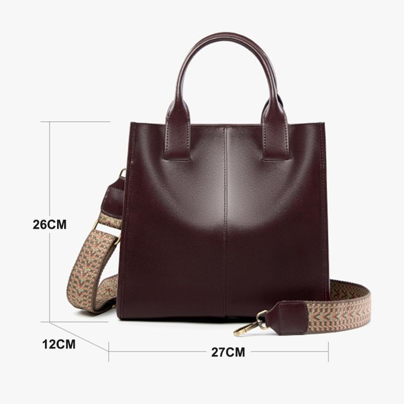 Genuine Leather Women's Shoulder Bag Luxury Designer Women Crossbody Bucket Bags High Quality Cowhide Handbags 2925