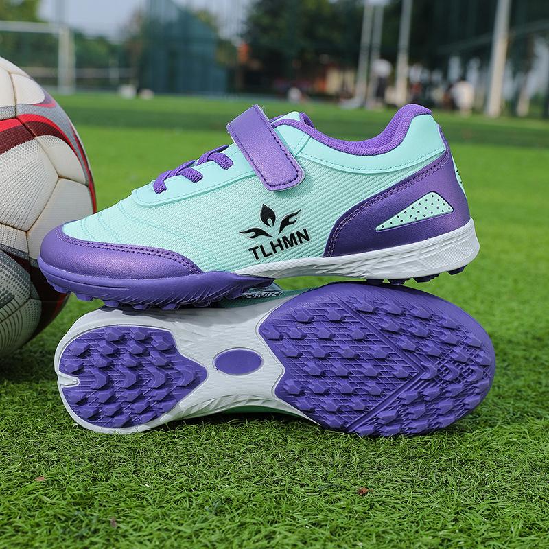 New Children's Football Shoes Men's and Adolescents TF Broken Nail Training Shoes Wear-resistant and Non-slip Student Sports Shoes