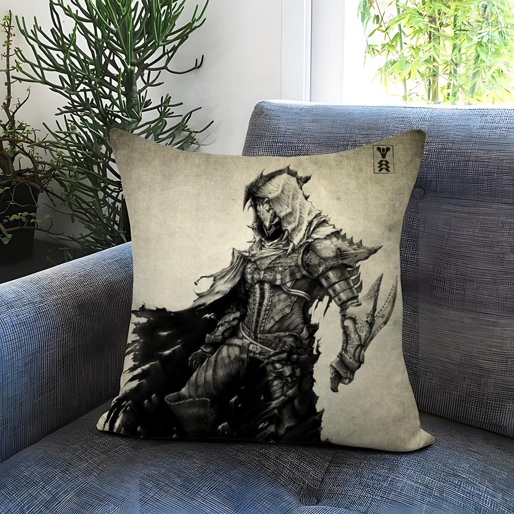 Classic D-DestinyS Cushion Cover Comfortable Reversible Pillow Cover Ideal for Car Sofa Bedroom & Beyond