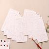 10 sheets/set watercolor bookmark painting set DIY watercolor paper handmade portable coloring bookmark, holiday party gift