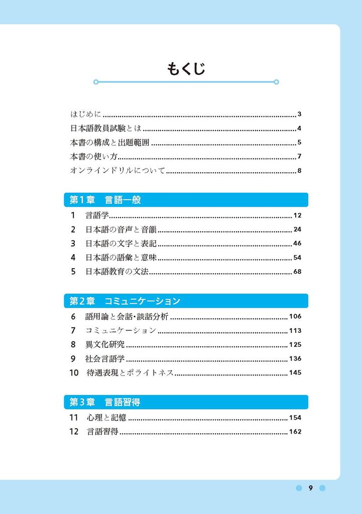Japanese Language Teacher Examination Basic Glossary
