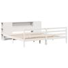 VidaXL Bunk Bed Frame Without Mattress White 180x200 Cm Solid Pine Wood 3321859