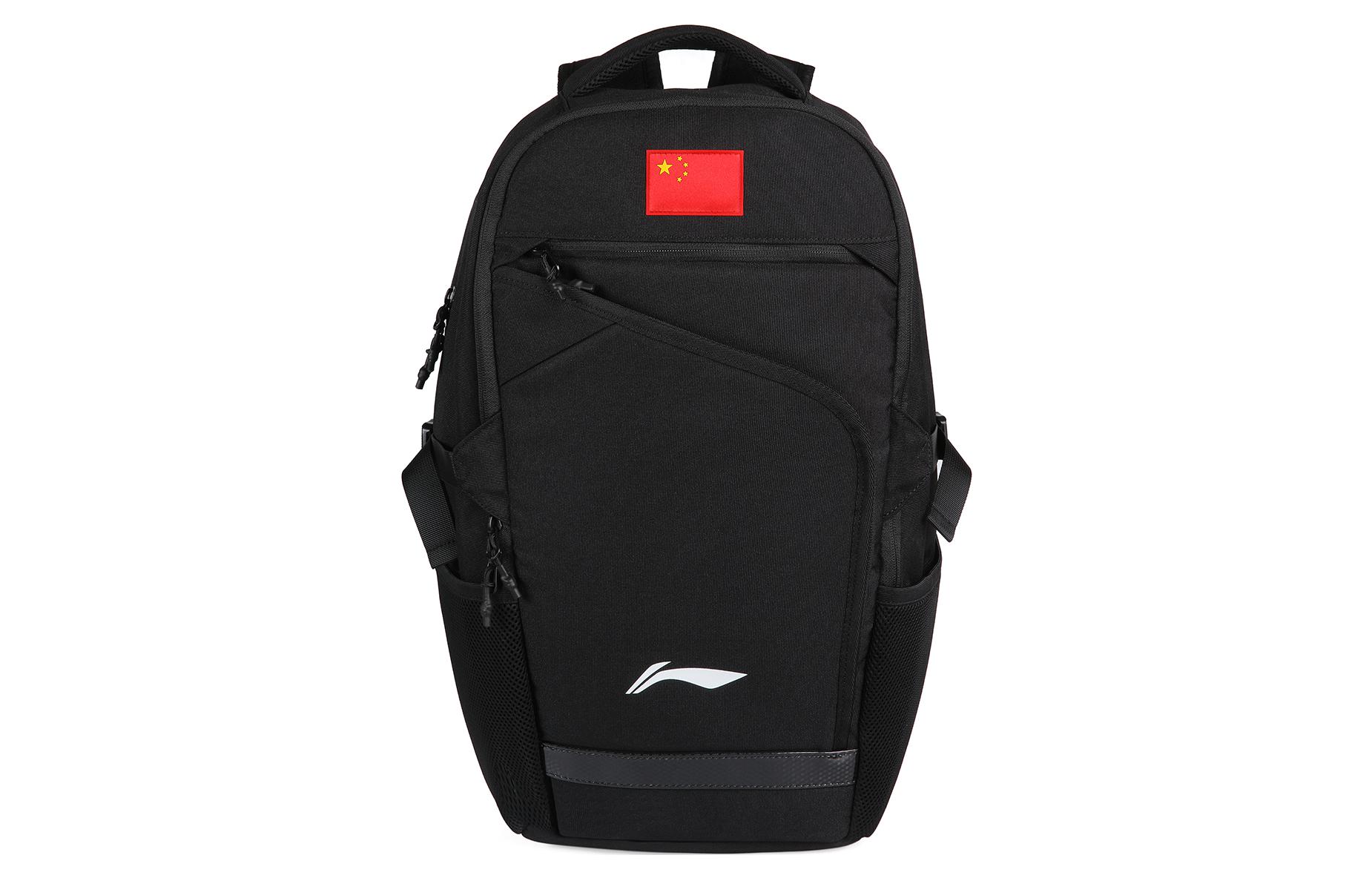 Li Ning Polyester Backpack Regular Men s Black ABSS339-1