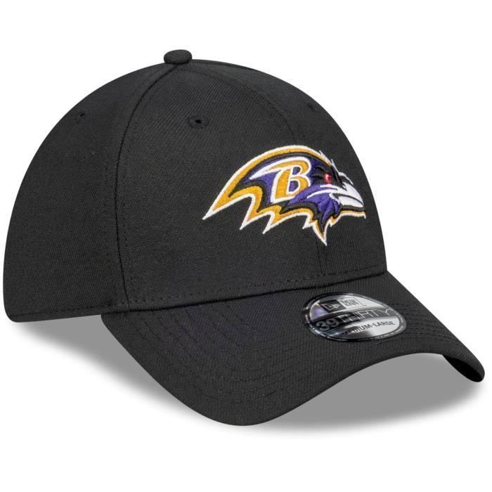 39THIRTY Cap - New Era - NFL - Black - Baltimore Ravens - Stretch Fit