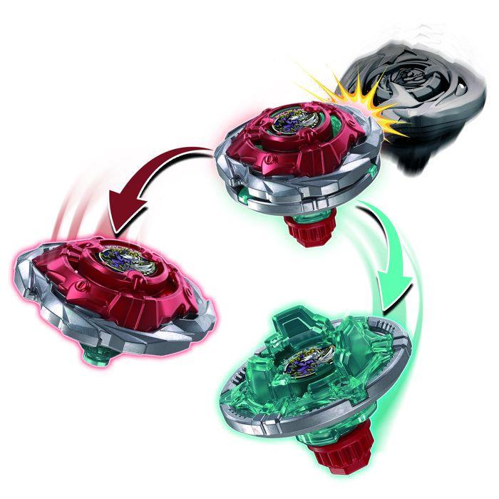 Beyblade X Starter Pack Rocket Griffon H UX Infinity, toupie Takara Tomy de type équilibre et lanceur, toupies de compétition, dès 8